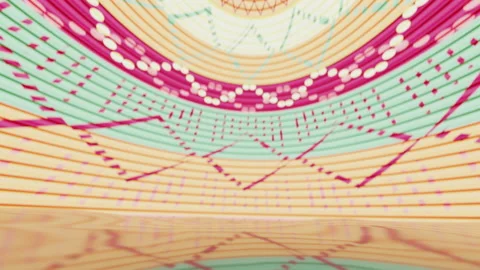 Circular podium room 스톡 동영상 162815885