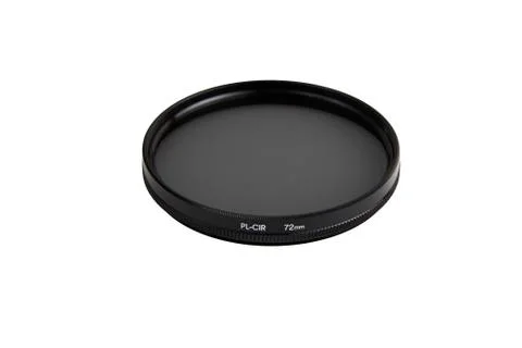 Circular polarizer camera Lens filter Stock Photos