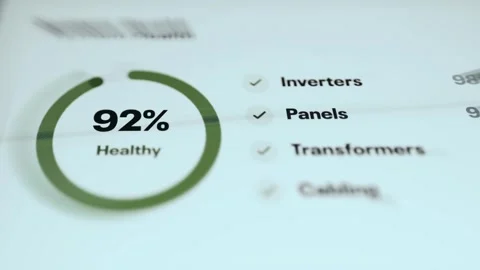 Circular Power Capacity Meter Stock-Footage 339564907