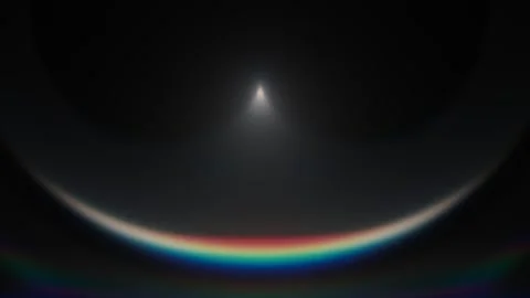 Circular Prism Reflection Element Background Видео 329585091