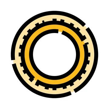 Circular progress bar loading progress data visualization Stock-Illustration