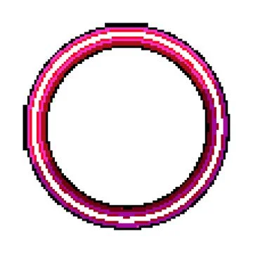 Circular progress indicator forming a gradient ring 스톡 일러스트