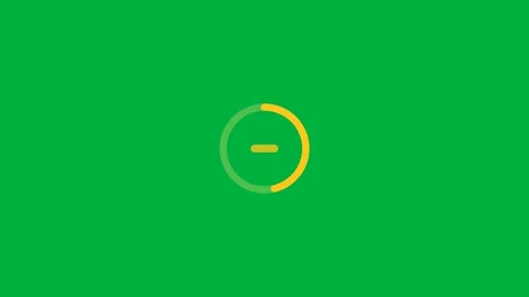 Circular progress loading ring honey green screen Stockbeeldmateriaal 342616018