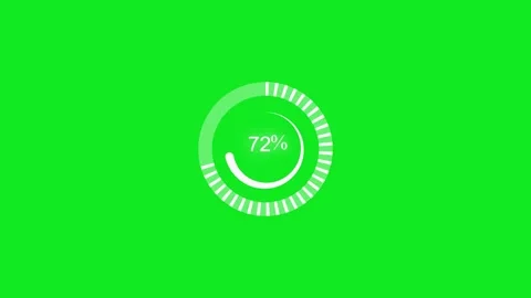 Circular Progress Waiting Loading Bar Completion Animation 스톡 동영상 309887371