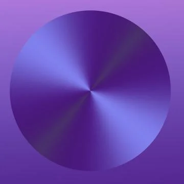 Circular purple abstract button design Stock Illustration