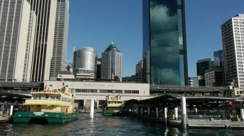 Circular Quay Dock Video stock 11821858