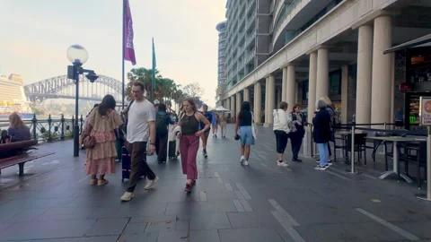 Circular Quay, Sydney, Australia Video stock 320662276