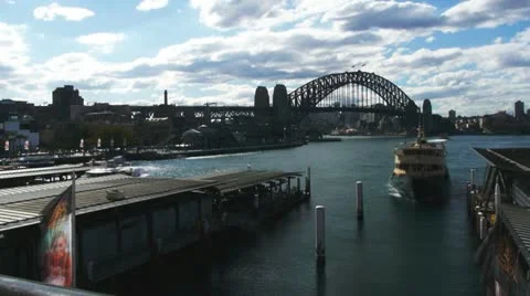 Circular quay time lapse Stock Footage 11799244