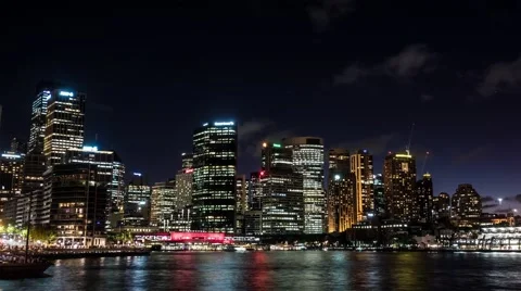 Circular Quay Timelapse in 4k Stock Footage 60061640