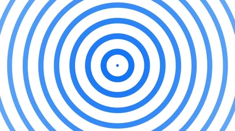 Circular radial hypnotic background endless loop blue and white Stock-Footage 57531631