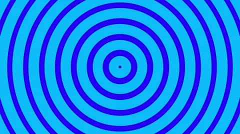 Circular radial hypnotic background endless loop blue Stock Footage 57533073