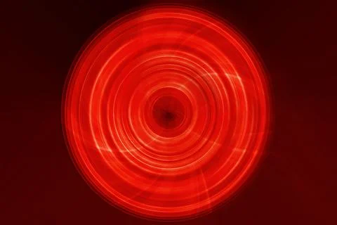 Circular red effect with highlights concept series Stock Illustration