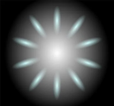 Circular reflections background Stock-Illustration