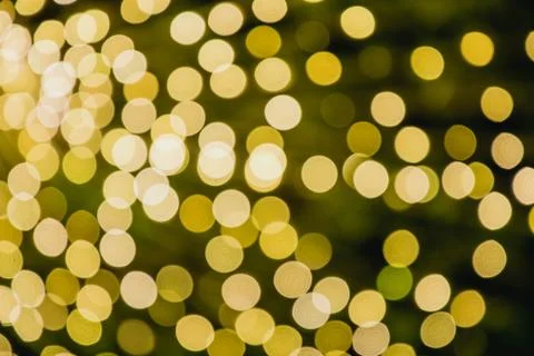 Circular reflections of Christmas lights Stock Photos