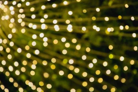 Circular reflections of Christmas lights Stock Photos