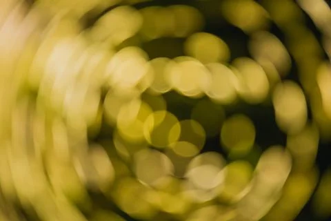 Circular reflections of Christmas lights Stock Photos