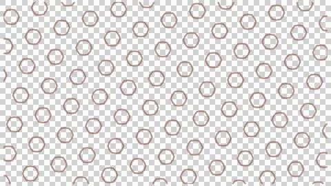 Circular Repeating Texture for Design Elements Illustrazione stock