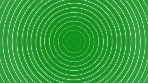 Circular rings motion graphics with green screen background Video stock 334697398