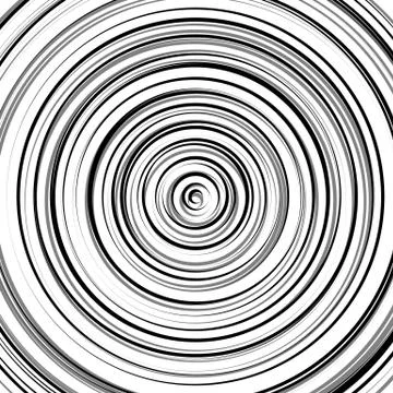 Circular ripple pattern, concentric circles, rings abstract geometric illustr イラスト素材
