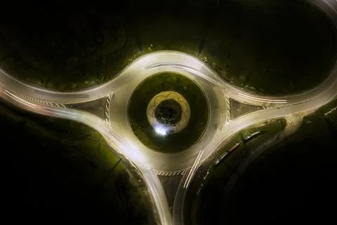 Circular road Foto stock