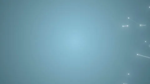 Circular rotation polygonal shape of an artificial intelligence with lines and Stock Footage 103279094