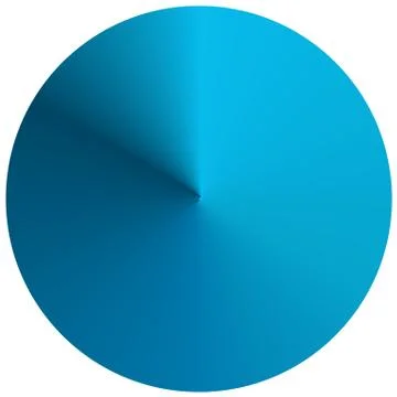 Circular round gradient in shades of blue Stock Illustration