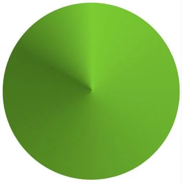 Circular round gradient in shades of green Stock Illustration
