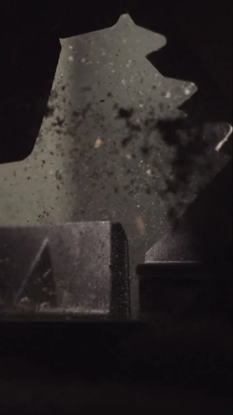 Circular Saw Accident: 4K Vertical Slow-Mo Footage Stock Footage 269328486