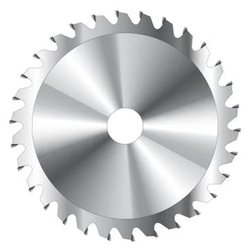 Circular saw blade Stock Illustration