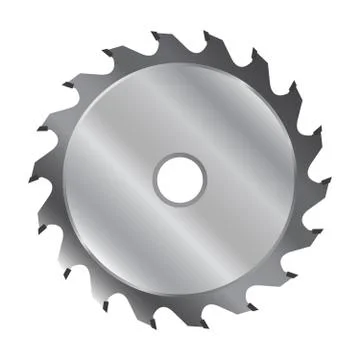 Circular saw blade. Stock Illustration