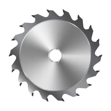 Circular saw blade Stock Illustration