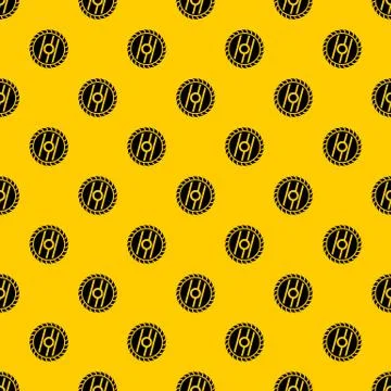 Circular saw blade pattern vector 스톡 일러스트