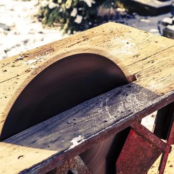 Circular saw blade Stock Photos