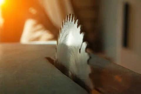 Circular saw close-up Stock Photos