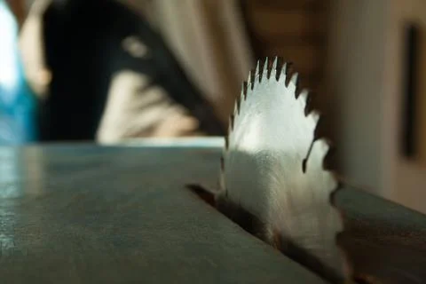 Circular saw close-up Stock Photos