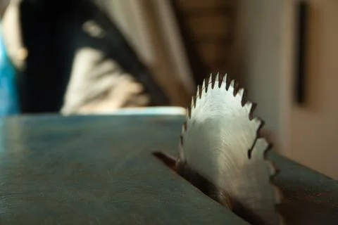 Circular saw close-up Stock Photos