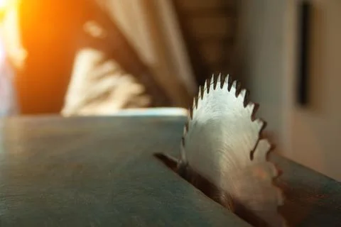 Circular saw close-up Stock Photos