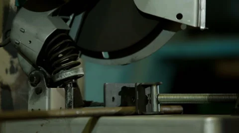 Circular saw closeup Stock Footage 46167169