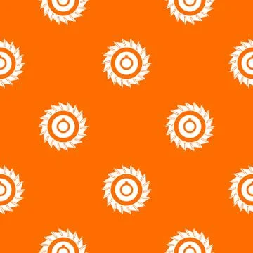 Circular saw disk pattern seamless Stock Illustration