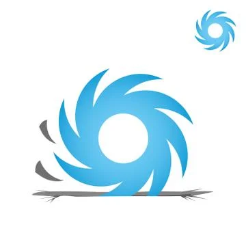 Circular saw icon Stock Illustration