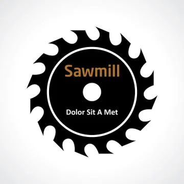 Circular saw icon Stock Illustration