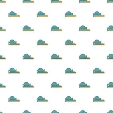 Circular saw icon working tool seamless pattern Illustrazione stock