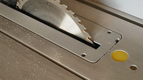 Circular saw machine in action.  스톡 동영상 107122278