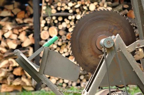 Circular saw 스톡 사진