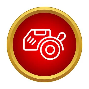 Circular saw power tool for carpentry and construction work Stock Illustration