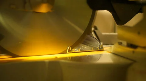 Circular saw slowmotion Stock Footage 39194751