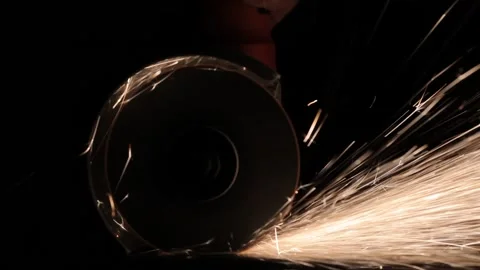 Circular Saw Sparks Video stock 114271643