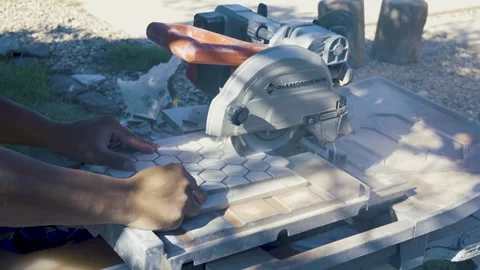 Circular Saw for Tiles Stock-Footage 283152820