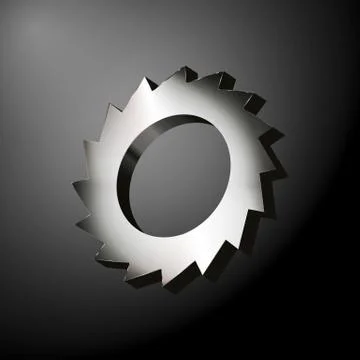 Circular Saw Wheel Stock Illustration