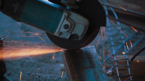 Circular saw working process Stock Footage 58065641